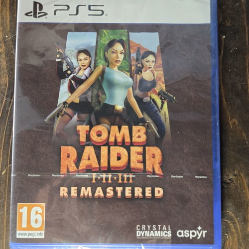 Tomb Raider I-II-III Remastered PS4 game sealed