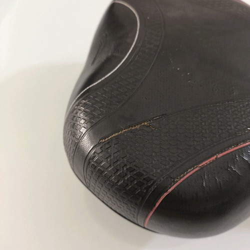 Bicycle saddle used with slight wear