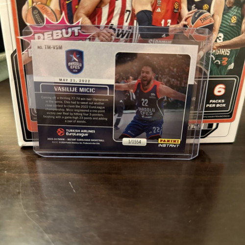 Basketball 2023-24 Panini Instant Euroleague Micic card new