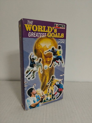 The World Cup Greatest Goals videocassette like new with Greek subtitles