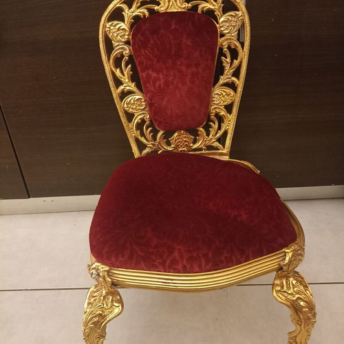 Baroque bronze chair, antique
