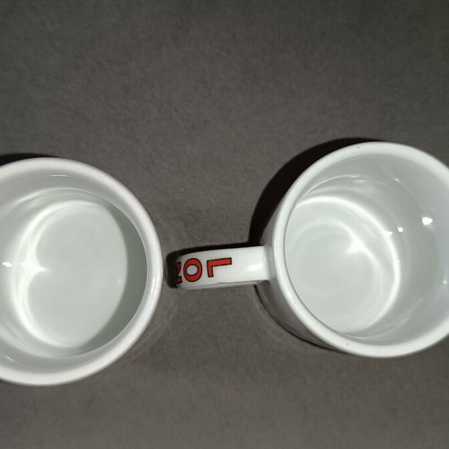 Lambert Souvenirs London porcelain small mugs set of 2 new
