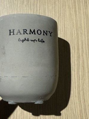 HARMONY τσιμεντένιο βάζο για κερί σε βιομηχανικό στυλ