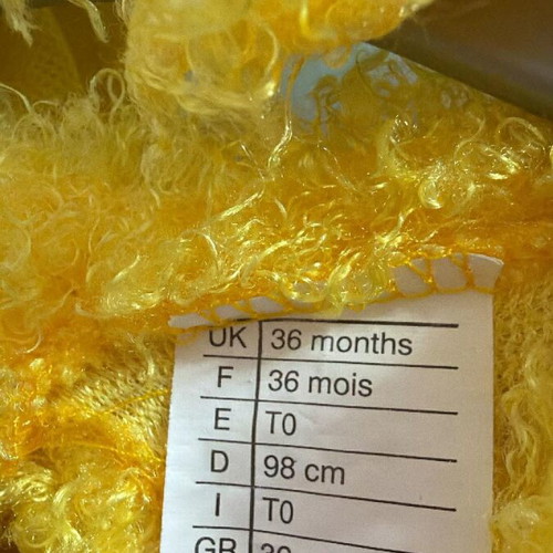 Duck costume for 36M like new