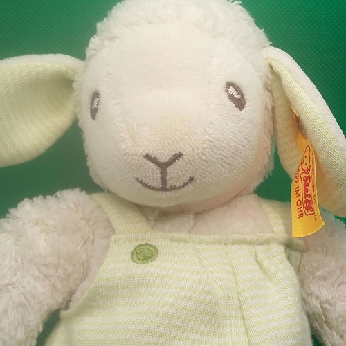 Steiff Sweet Dreams Lamb plush toy used