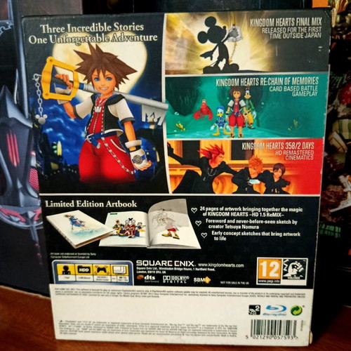 Kingdom Hearts HD 1.5 Remix Limited Edition PS3 game like new, English version