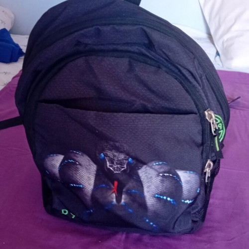 Boys' school backpack with designs