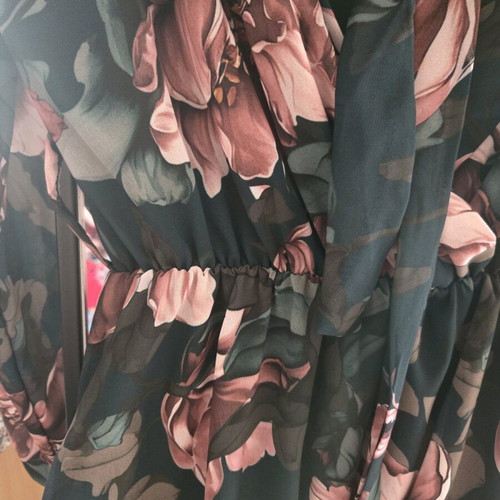Floral dress wrap with belt new