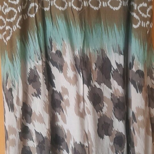 St-Martins women's dress like new, brown with sequins neckline