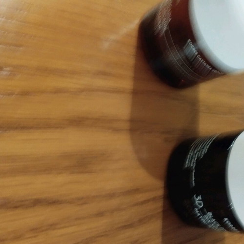 Glass jars from Korres face creams used, set of 4 pieces