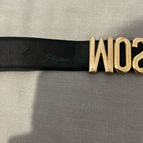 Moschino belt black like new, sizes 100 and 105