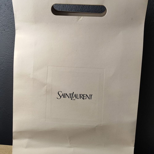Saint Laurent empty box and paper bag used