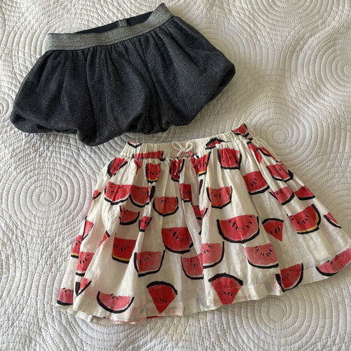 Benetton skirts for girls 2-5 years like new, pack of 2