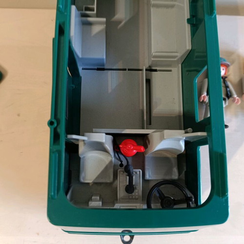 Playmobil vehicle used with missing parts and breaks