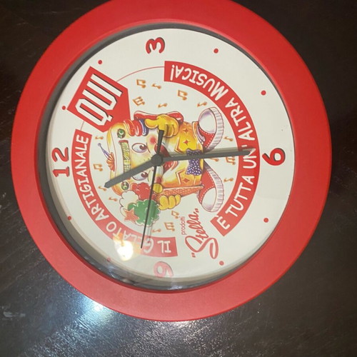 Collectible PRODOTTI STELLA wall clock 1990s like new