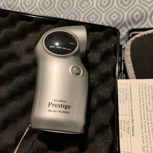 Alcohol Tester like new with new mouthpieces in cellophane