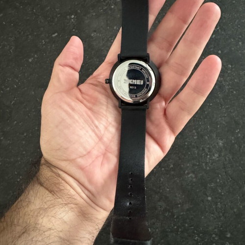 Skmei dress watch 9213 new with black leather strap