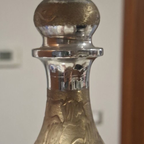 Traditional handmade hookah used, carved, 68cm, without hose