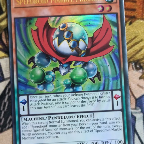 Speedroid Marble Machine Ultra Rare κάρτα Yu-Gi-Oh!