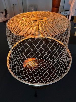 Metal storage basket Zara Home like new, multipurpose 50x28 cm