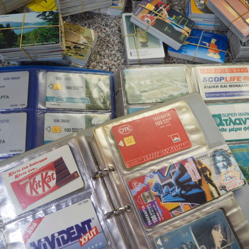 Ote phone card collection like new, about 650 pieces 1992-2004