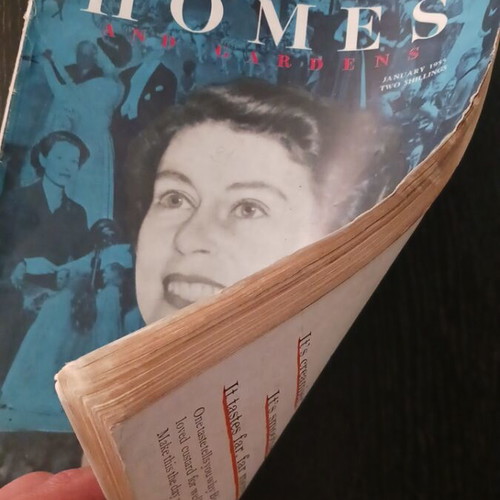 Homes and Gardens magazine The Queen's Calendar January 1955