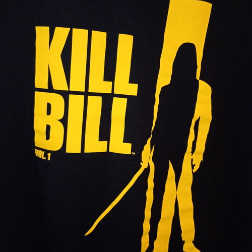Kill Bill T-shirt Zara new, black and yellow, XL