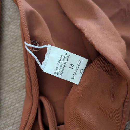 Bikini size M new, brown color