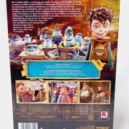 The Boxtrolls DVD new, adventure fantasy animation dubbed
