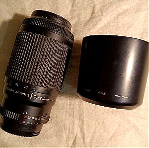 Nikon Nikkor AF 75-240mm F4.5-5.6 D Autofocus Telephoto Zoom Lens
