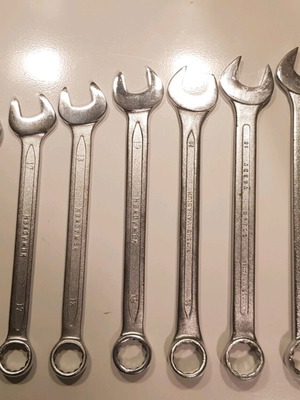 German ring spanner set Large used
