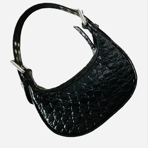 By Far Mini Soho Croco women's mini bag new, black
