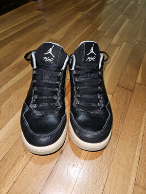 Jordan Air Flight Origin 2 αθλητικά μεταχειρισμένα, μαύρο και άσπρο, νούμερο 41