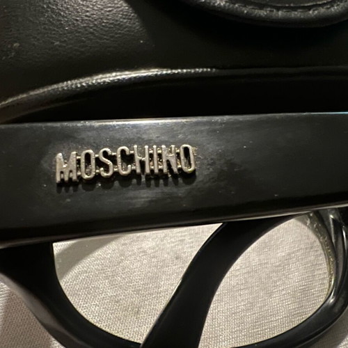 Moschino Vintage Sunglasses like new black with clear lenses