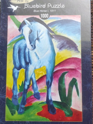 Bluebird Puzzle Blue Horse I 1911 1000 pieces new, sealed