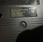 Telephone device used, black, wired