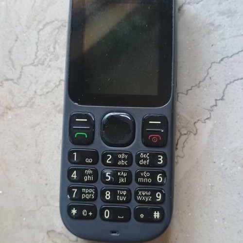 Nokia 100 used, fully functional, gray, Dual SIM