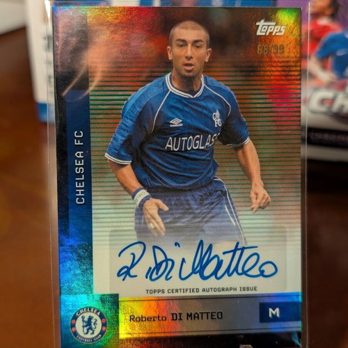 2025-26 Topps Chelsea Team Set Roberto Di Matteo Auto like new