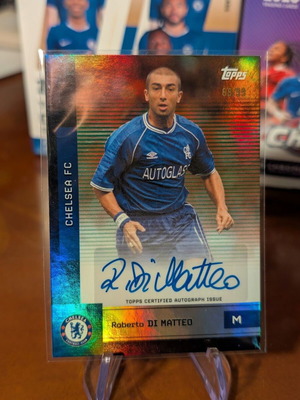 2025-26 Topps Chelsea Team Set Roberto Di Matteo Auto like new