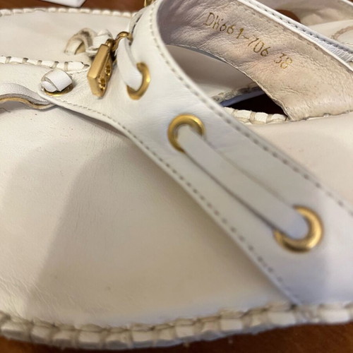 Laura Biagiotti sandals like new, white, size 38