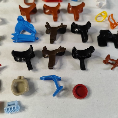 Playmobil animals, dragons and accessories used, set