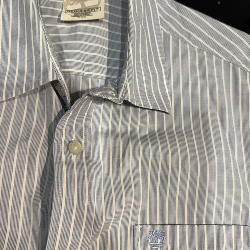 Timberland shirt size M new, white and blue