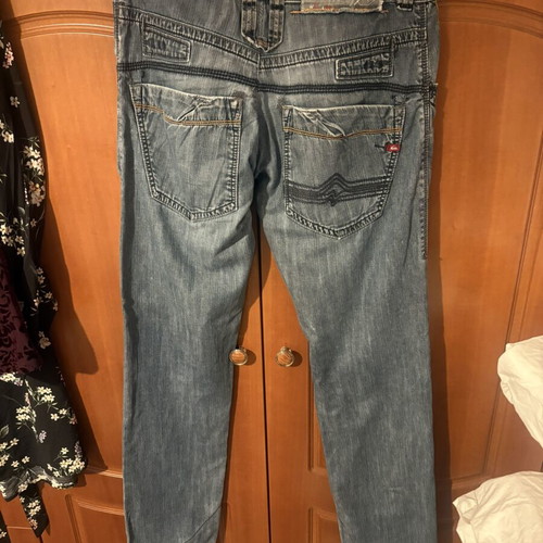 Quiksilver jeans used, size W32, blue