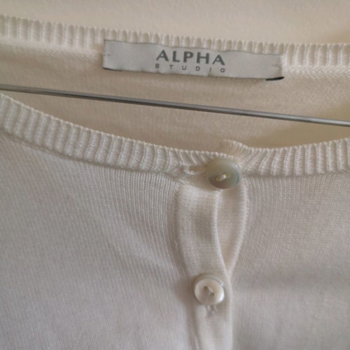 Alpha Studio cardigan new, cotton, white, size M