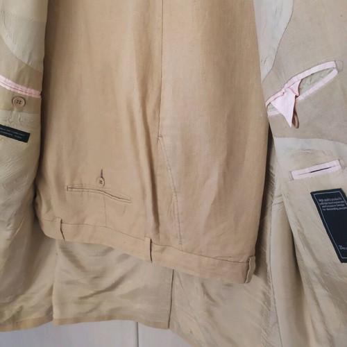 Bertolucci linen suit used, men's