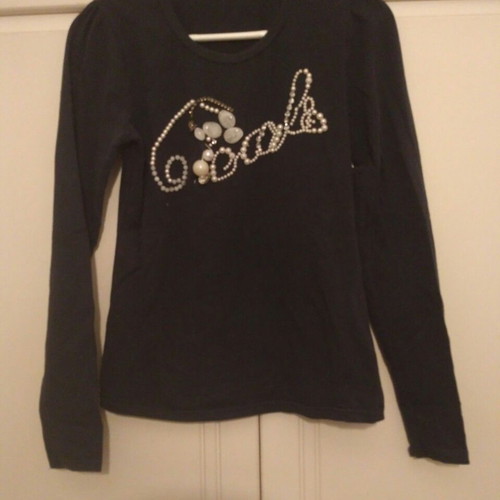 Makó long-sleeve women's blouse used, blue, size M