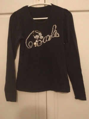 Makó long-sleeve women's blouse used, blue, size M