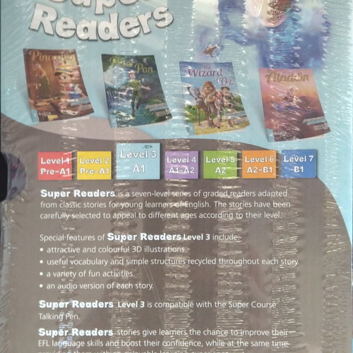Super Readers Level 3 A1 English Learning Books new