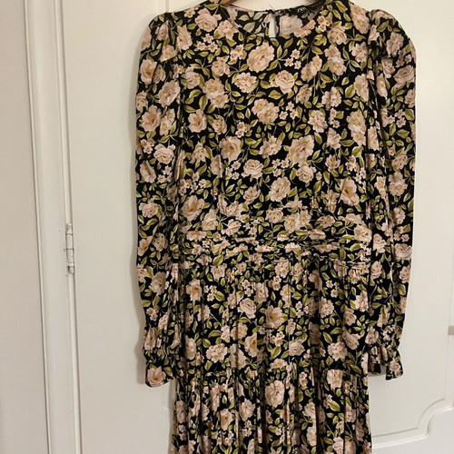 strapless open back dress Zara Floral Dress- Pink/Red – Evolution On Gladstone