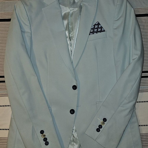 Dezign Exclusive by Filis men's suit set mint green size 50 like new